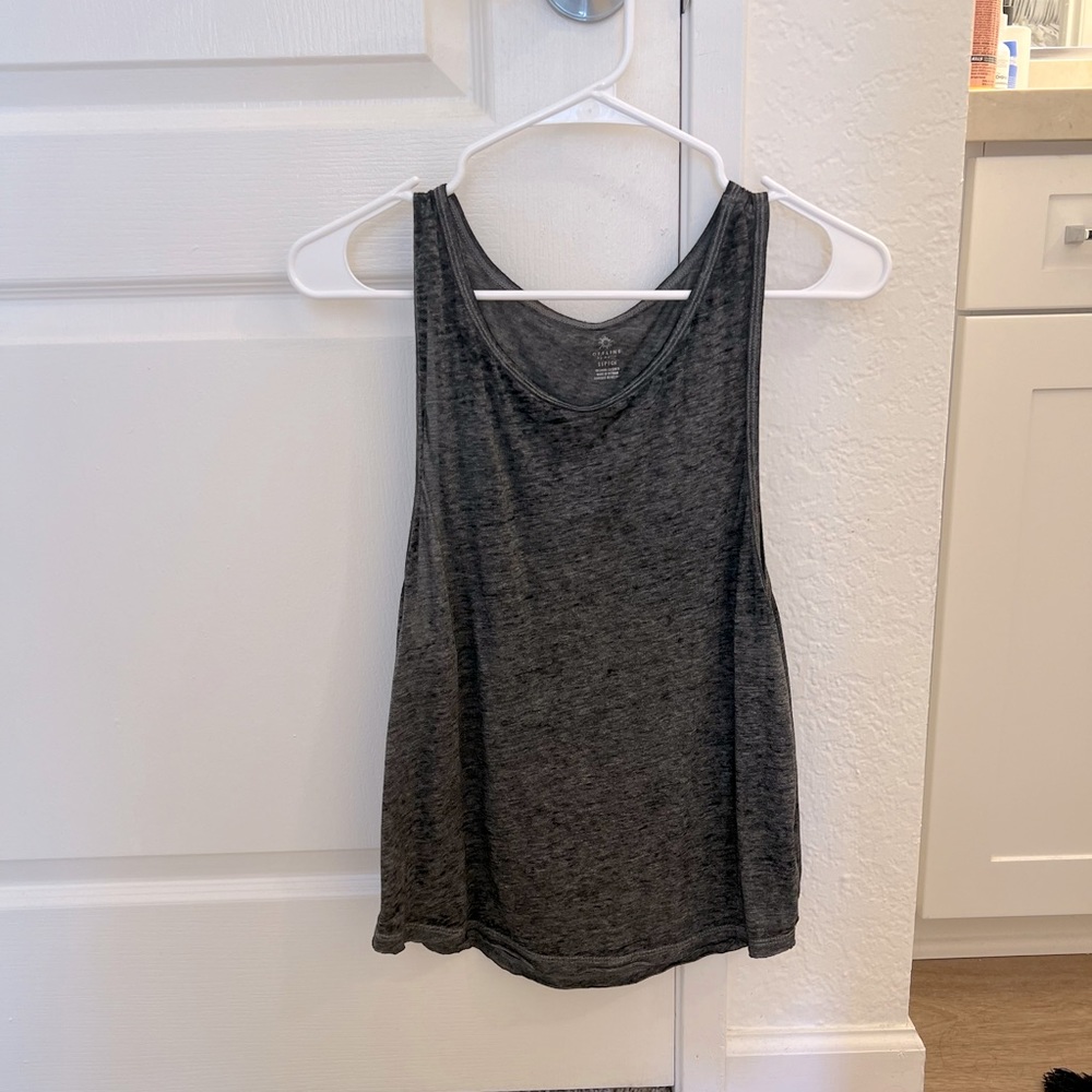 Heather gray offline tank